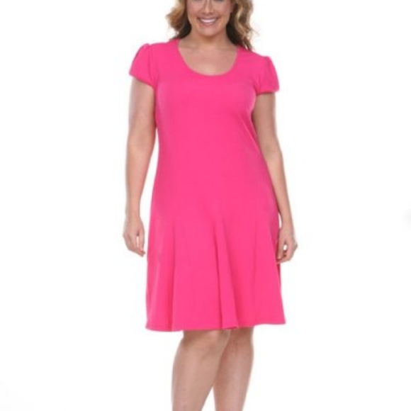 White Mark Dresses & Skirts - Short Sleeves Short Mini Party Dress PS818